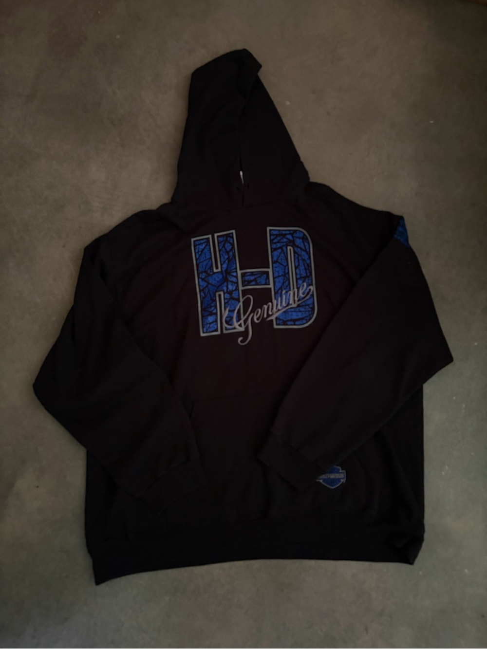 Harley-Davidson Mens 2XL Pull Over Hoodie